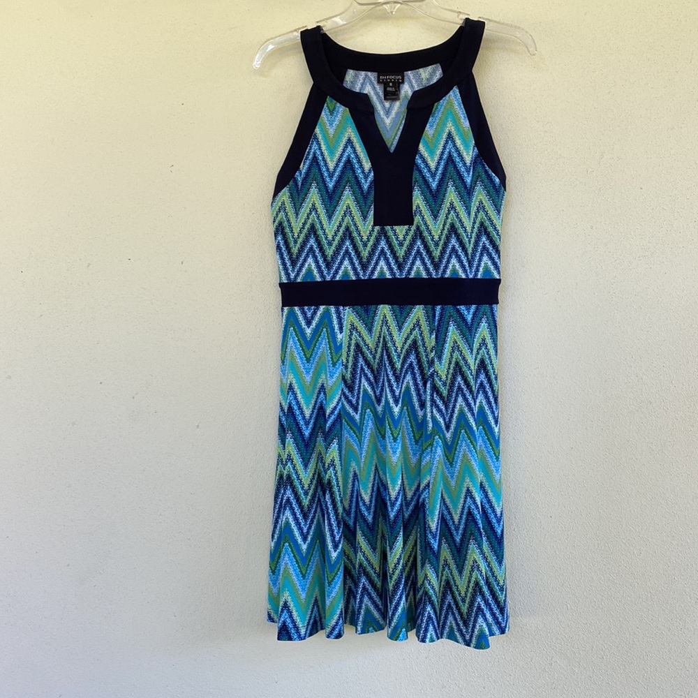 En Focus - Chevron Print Dress